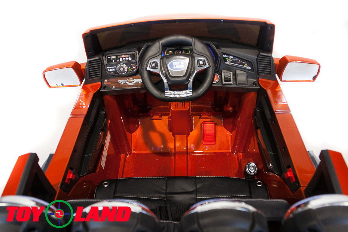 Детский электромобиль ToyLand BBH1388, цвет оранжевый  